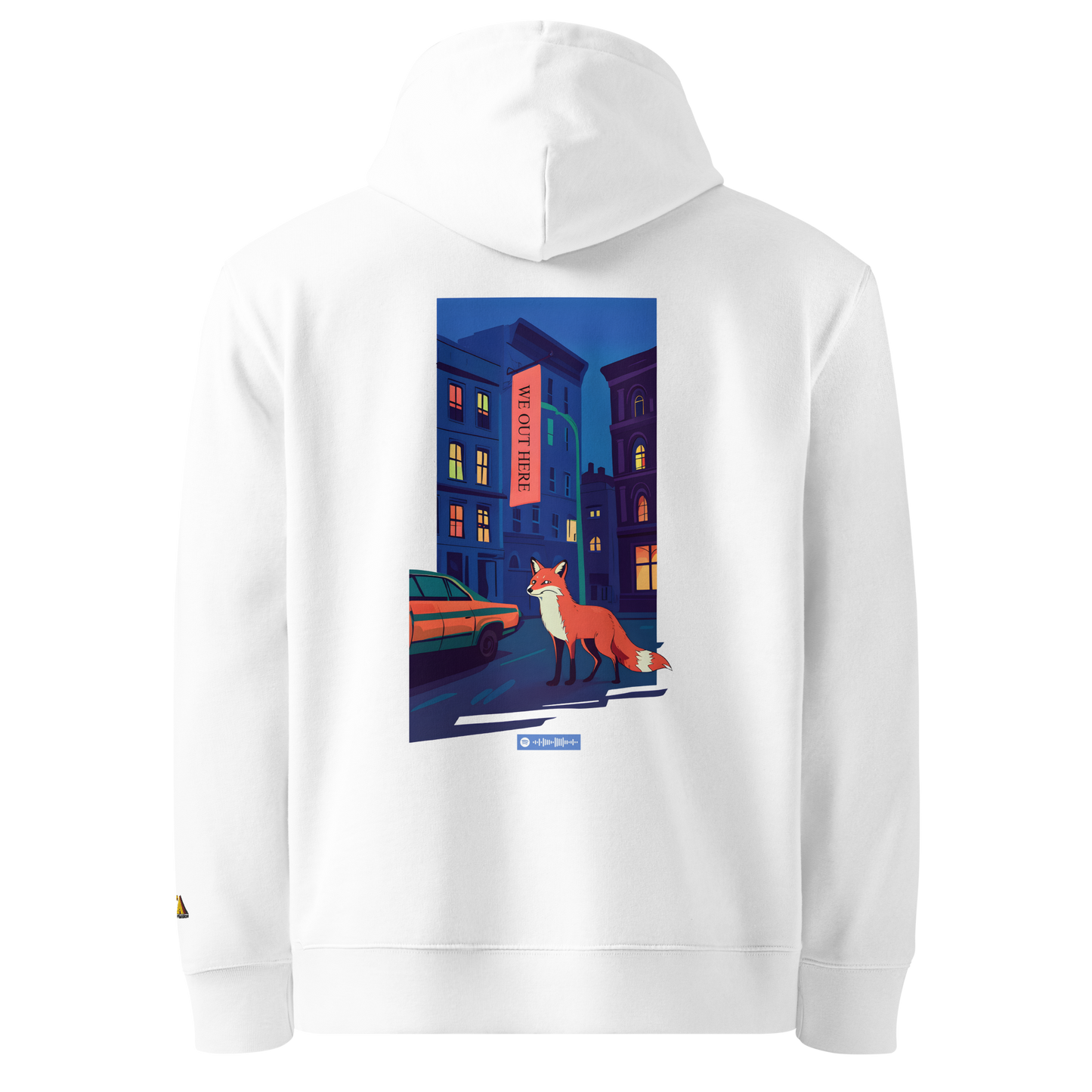 Premium Organic Music-Inspired Hoodie with Spotify Code | Pyramason MHD7