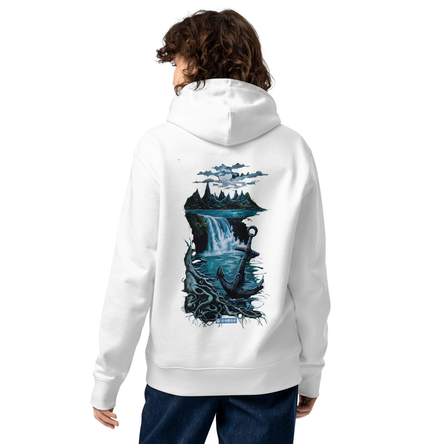 Premium Organic Music-Inspired Hoodie with Spotify Code | Pyramason MHD8
