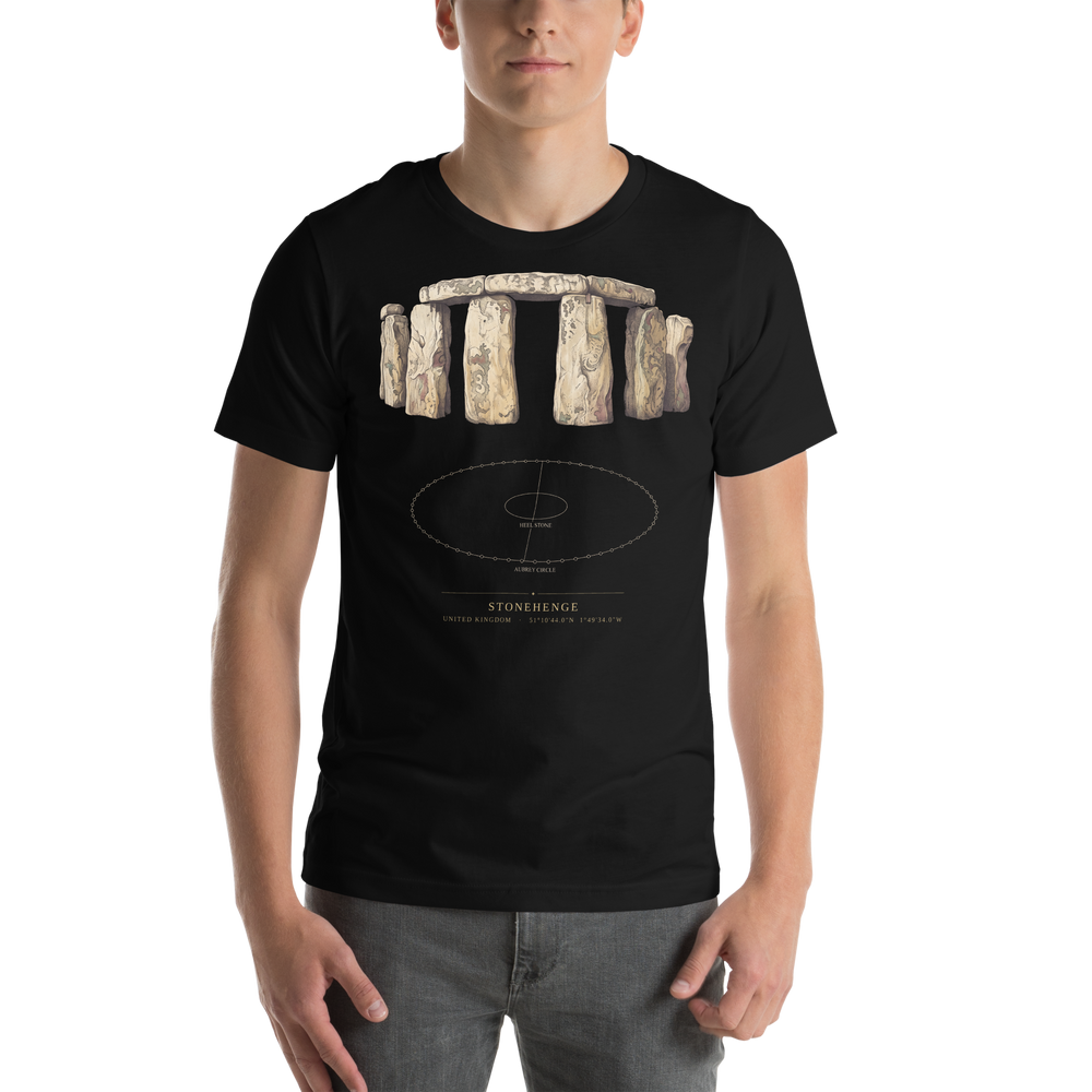 Stonehenge Site-Emblem T-Shirt, England