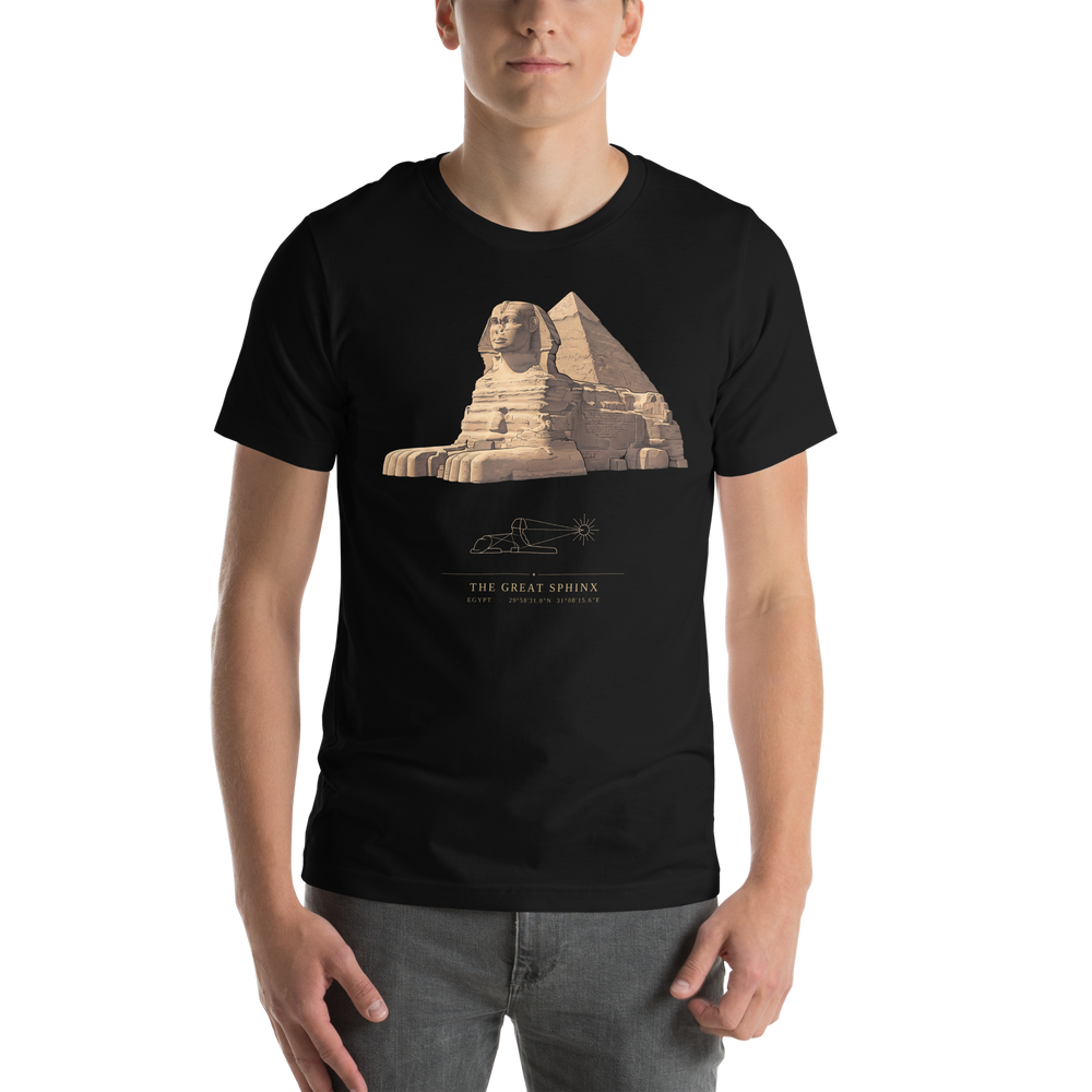 Great Sphinx Site-Emblem T-Shirt, Egypt