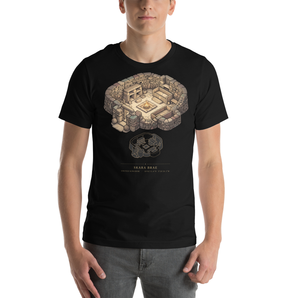 Skara Brae Site-Emblem T-Shirt, Scotland