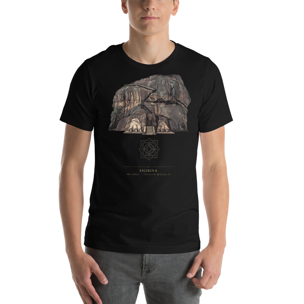 Sigiriya Site-Emblem T-Shirt, Sri Lanka