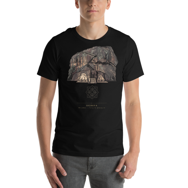 Sigiriya Site-Emblem T-Shirt, Sri Lanka