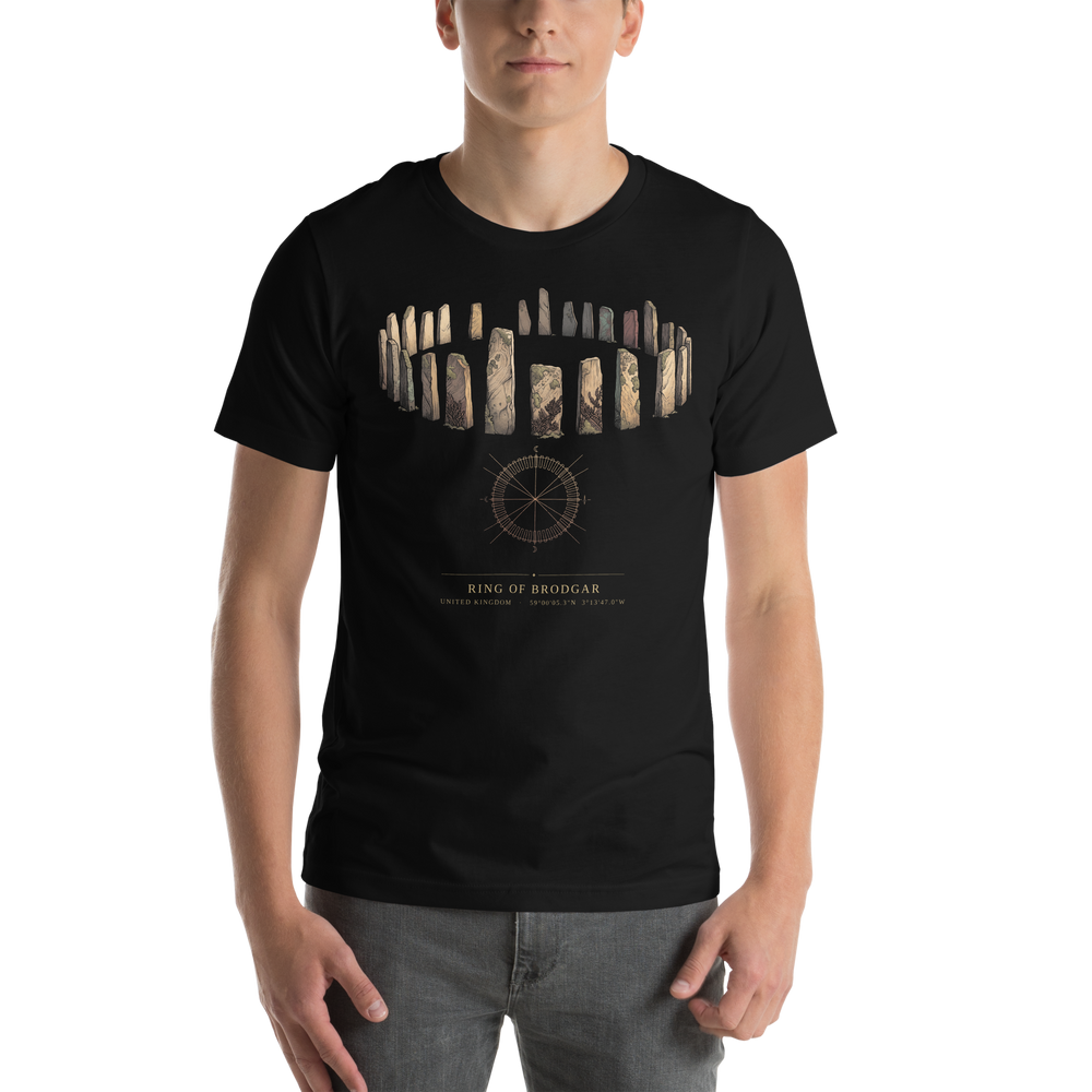Ring of Brodgar Site-Emblem T-Shirt, Scotland