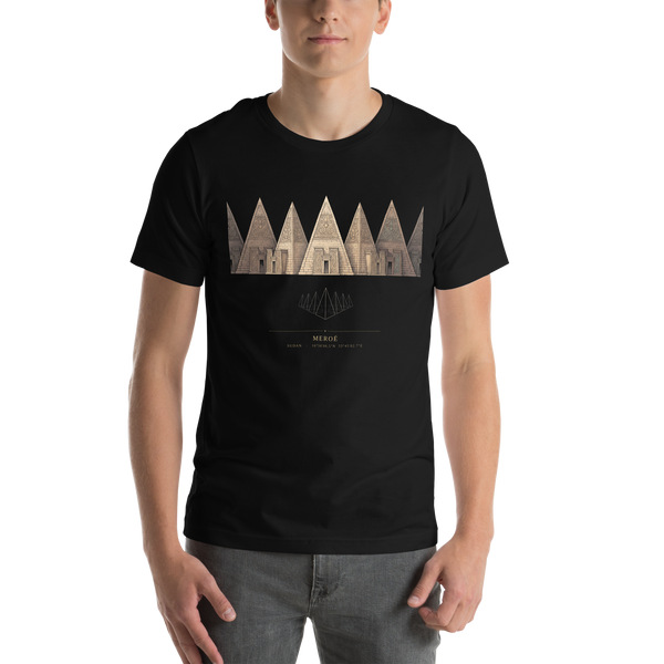 Meroë Pyramids Site-Emblem T-Shirt, Sudan