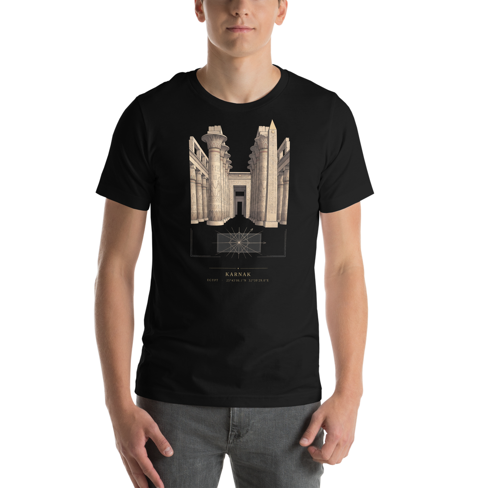 Karnak Temple Site-Emblem T-Shirt, Egypt