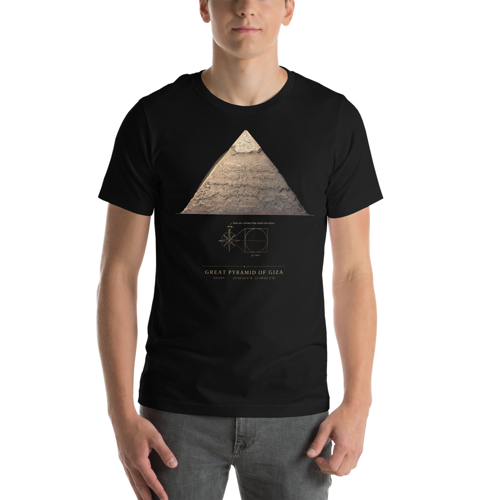 Great Pyramid of Giza Site-Emblem T-Shirt, Egypt