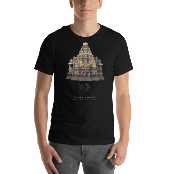 Kailasa Temple Site-Emblem T-Shirt, India