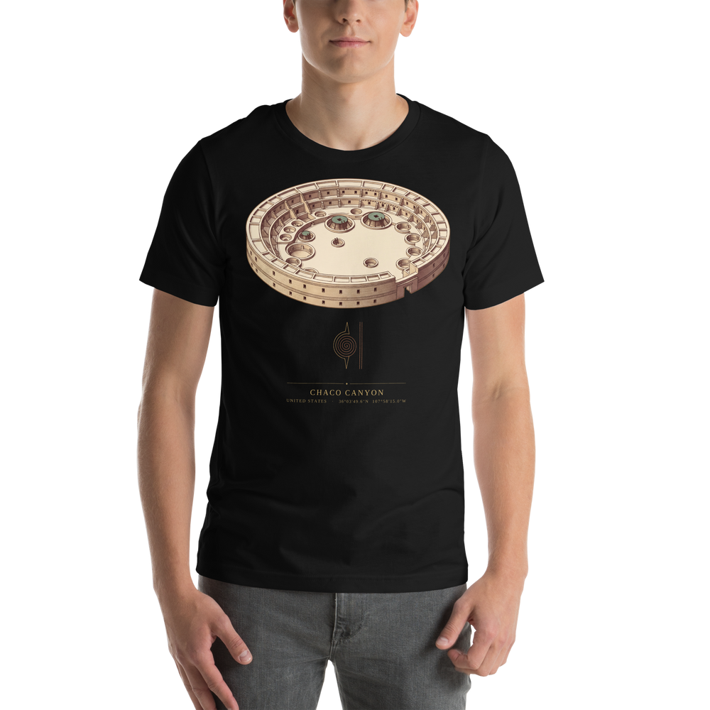 Chaco Canyon Site-Emblem T-Shirt, USA