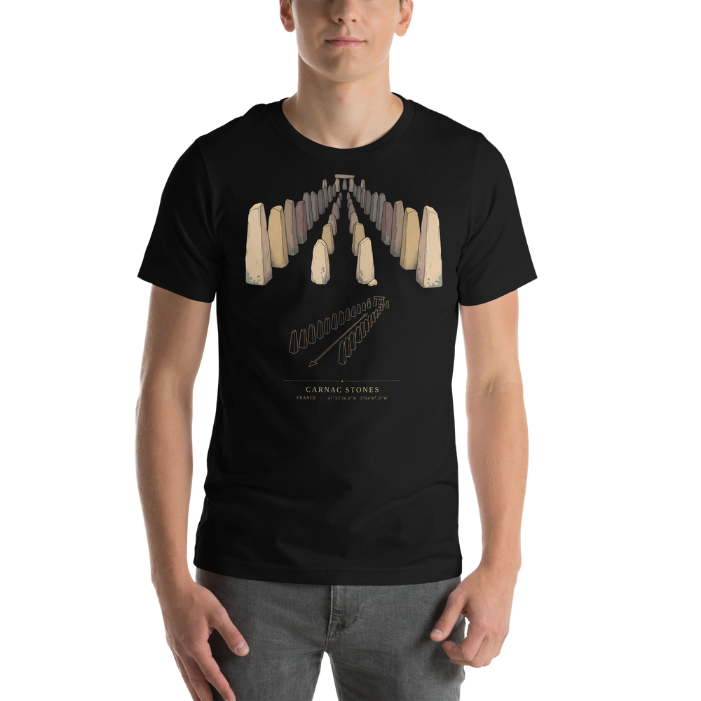 Carnac Stones Site-Emblem T-Shirt, France