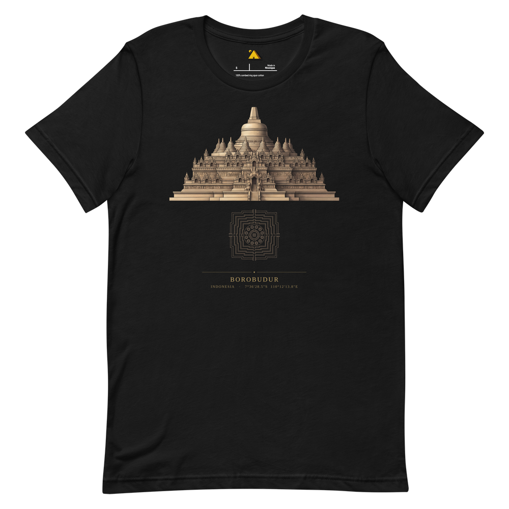 Borobudur Site-Emblem T-Shirt, Indonesia