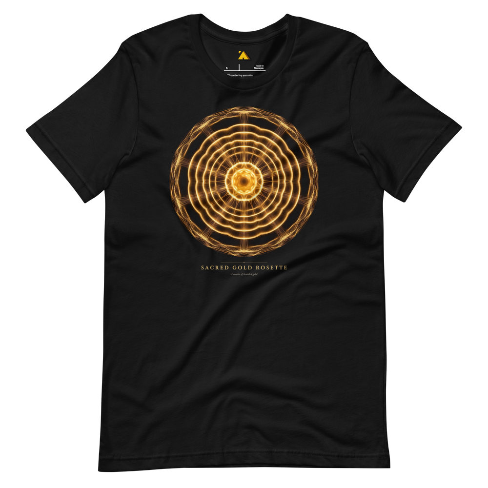 Sacred Gold Rosette T-Shirt | Pyramason