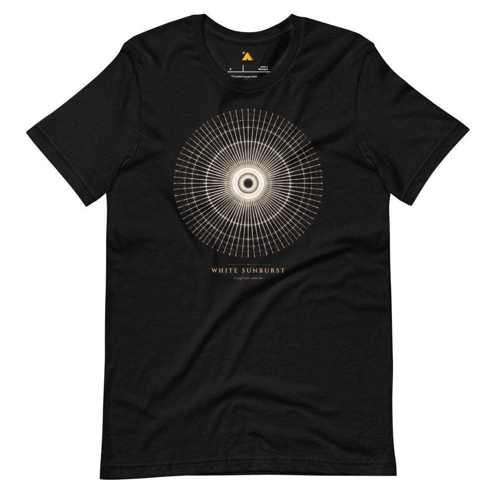 White Sunburst T-Shirt | Pyramason