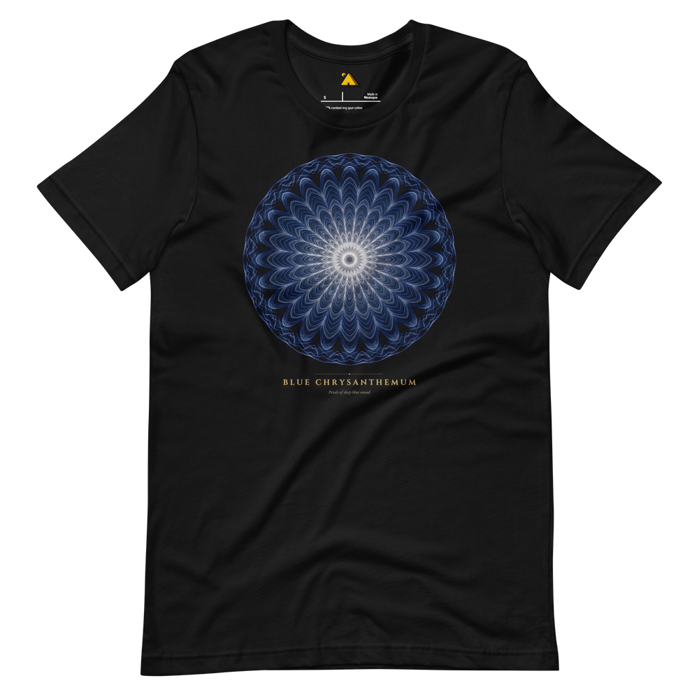 Blue Chrysanthemum T-Shirt | Pyramason