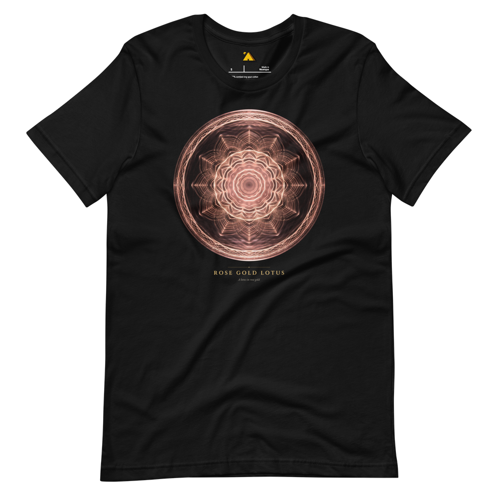 Rose Gold Lotus T-Shirt | Pyramason