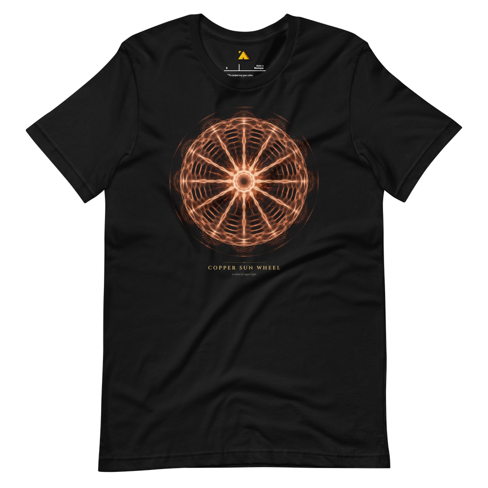 Copper Sun Wheel T-Shirt | Pyramason