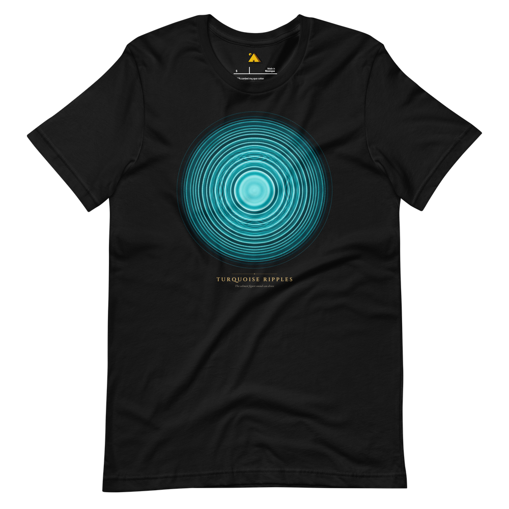 Turquoise Ripples T-Shirt | Pyramason