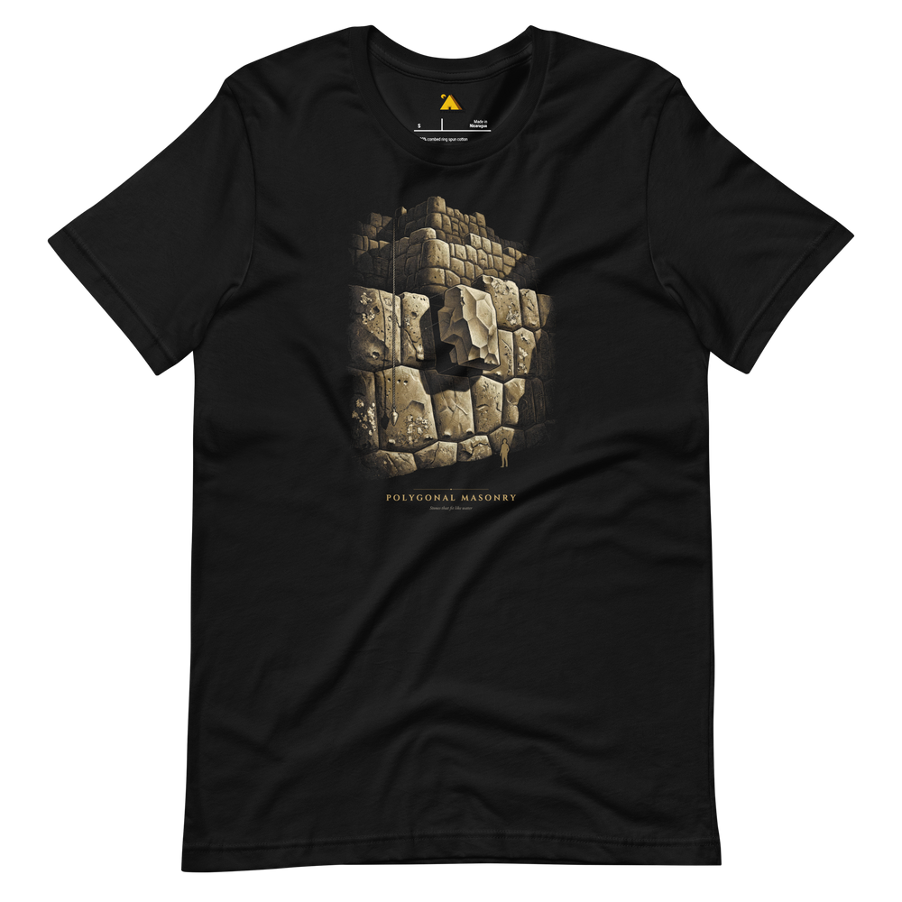 Polygonal Masonry T-Shirt | Pyramason