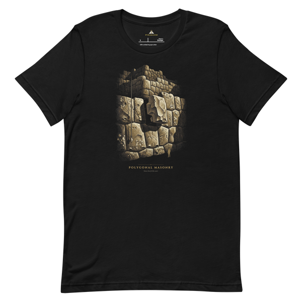 Polygonal Masonry t-shirt, Pyramason