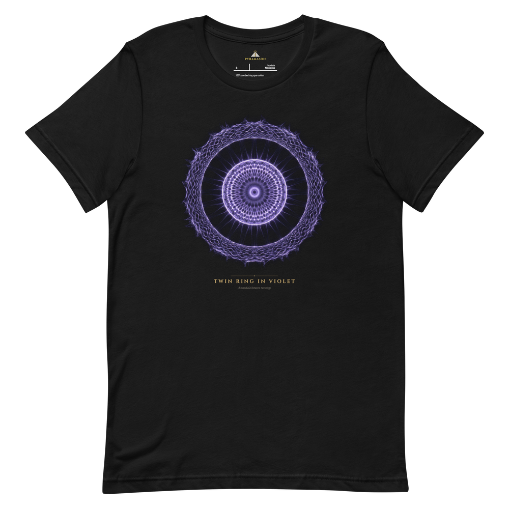 Twin Ring in Violet T-Shirt
