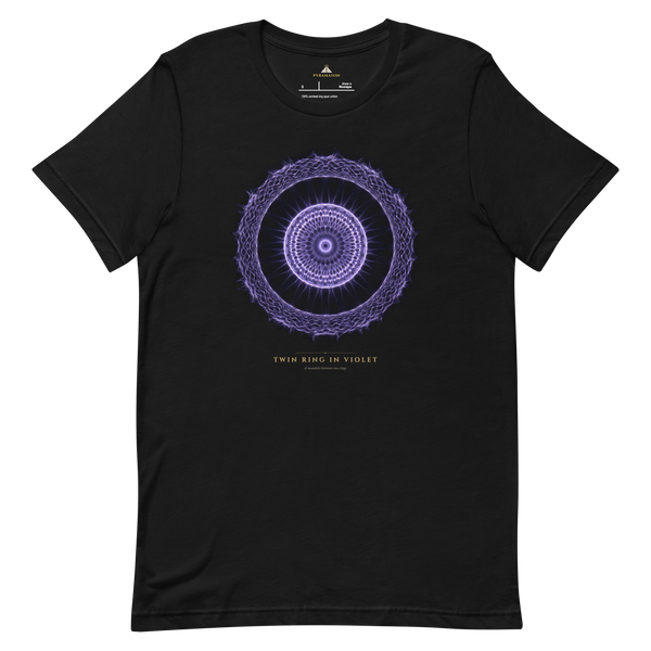 Twin Ring in Violet T-Shirt