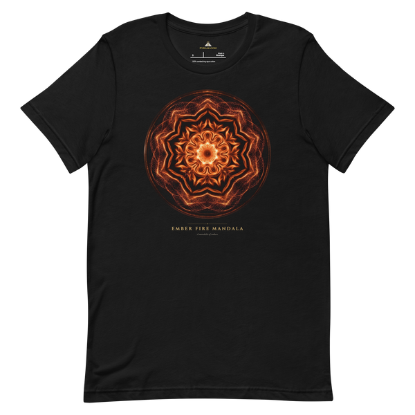 Ember Fire Mandala t-shirt, Pyramason