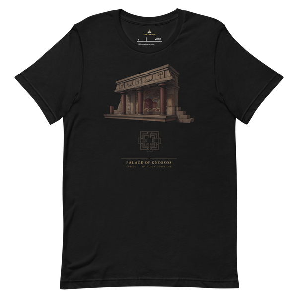 Knossos Site-Emblem T-Shirt, Crete