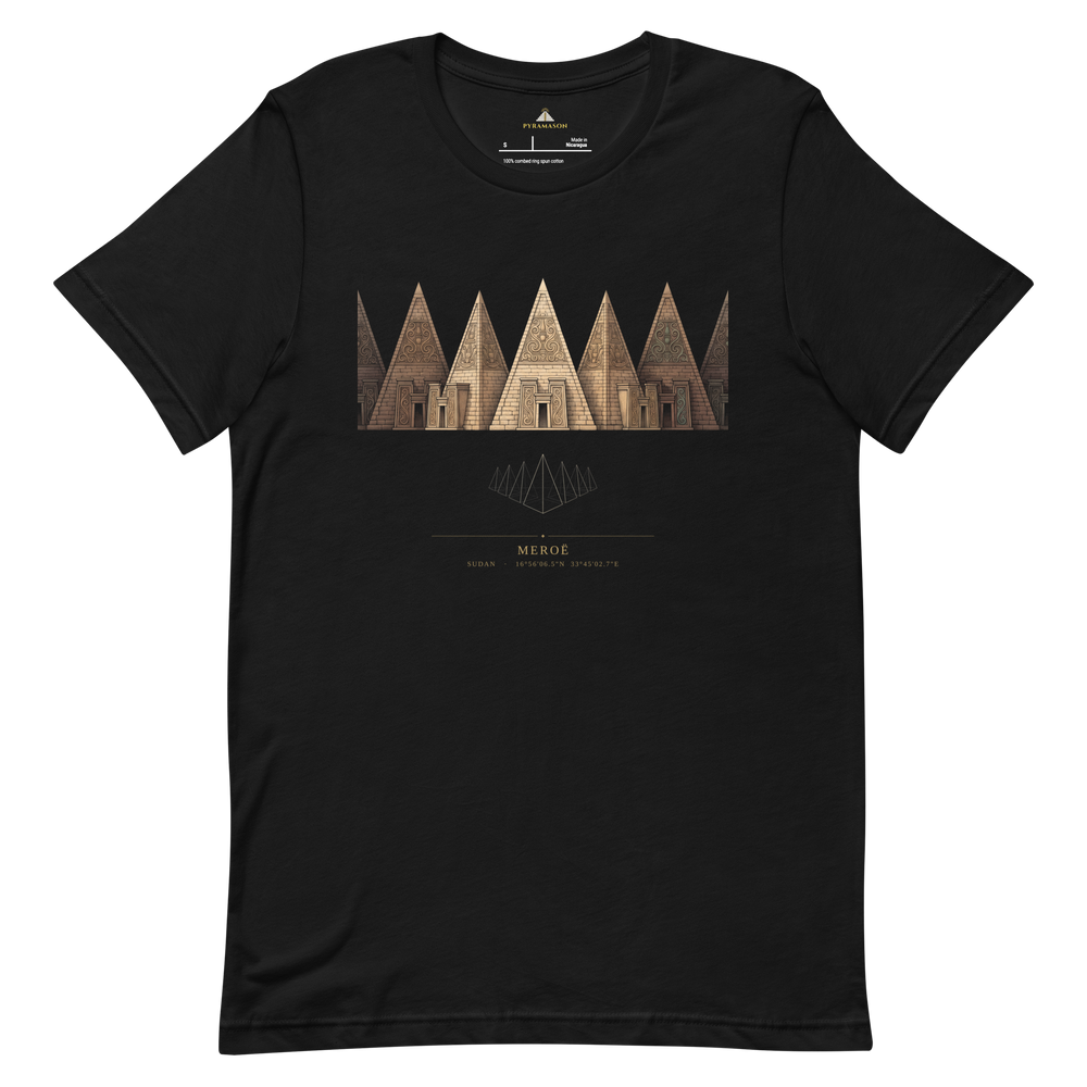 Meroë Pyramids Site-Emblem T-Shirt, Sudan
