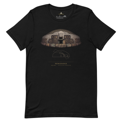 Newgrange Site-Emblem T-Shirt, Ireland