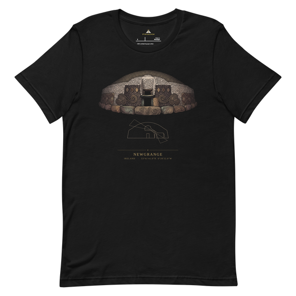 Newgrange Site-Emblem T-Shirt, Ireland