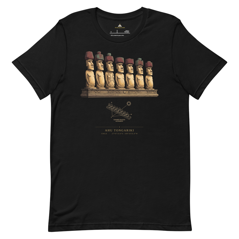 Ahu Tongariki Site-Emblem T-Shirt, Easter Island