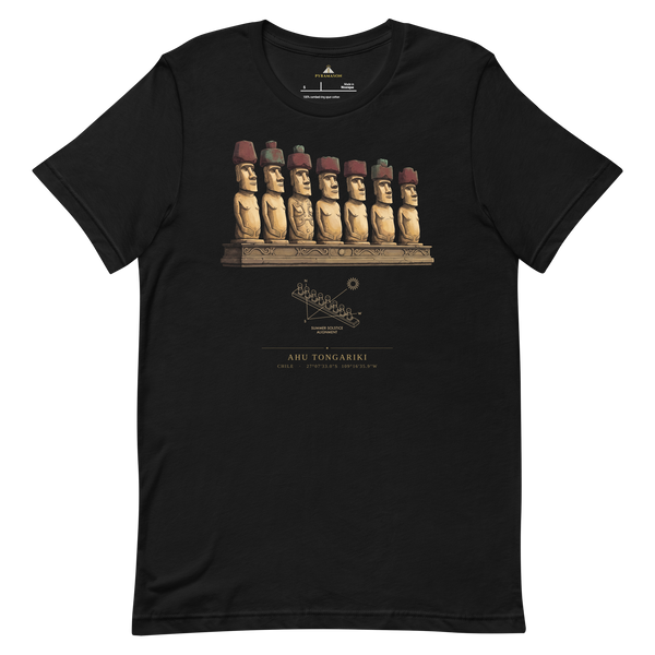 Ahu Tongariki Site-Emblem T-Shirt, Easter Island