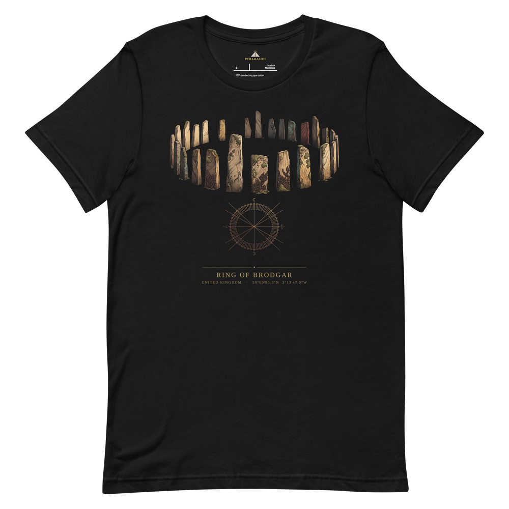 Ring of Brodgar Site-Emblem T-Shirt, Scotland
