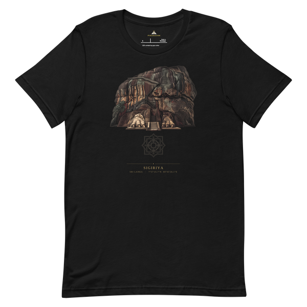 Sigiriya Site-Emblem T-Shirt, Sri Lanka