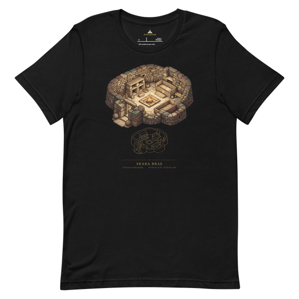 Skara Brae Site-Emblem T-Shirt, Scotland